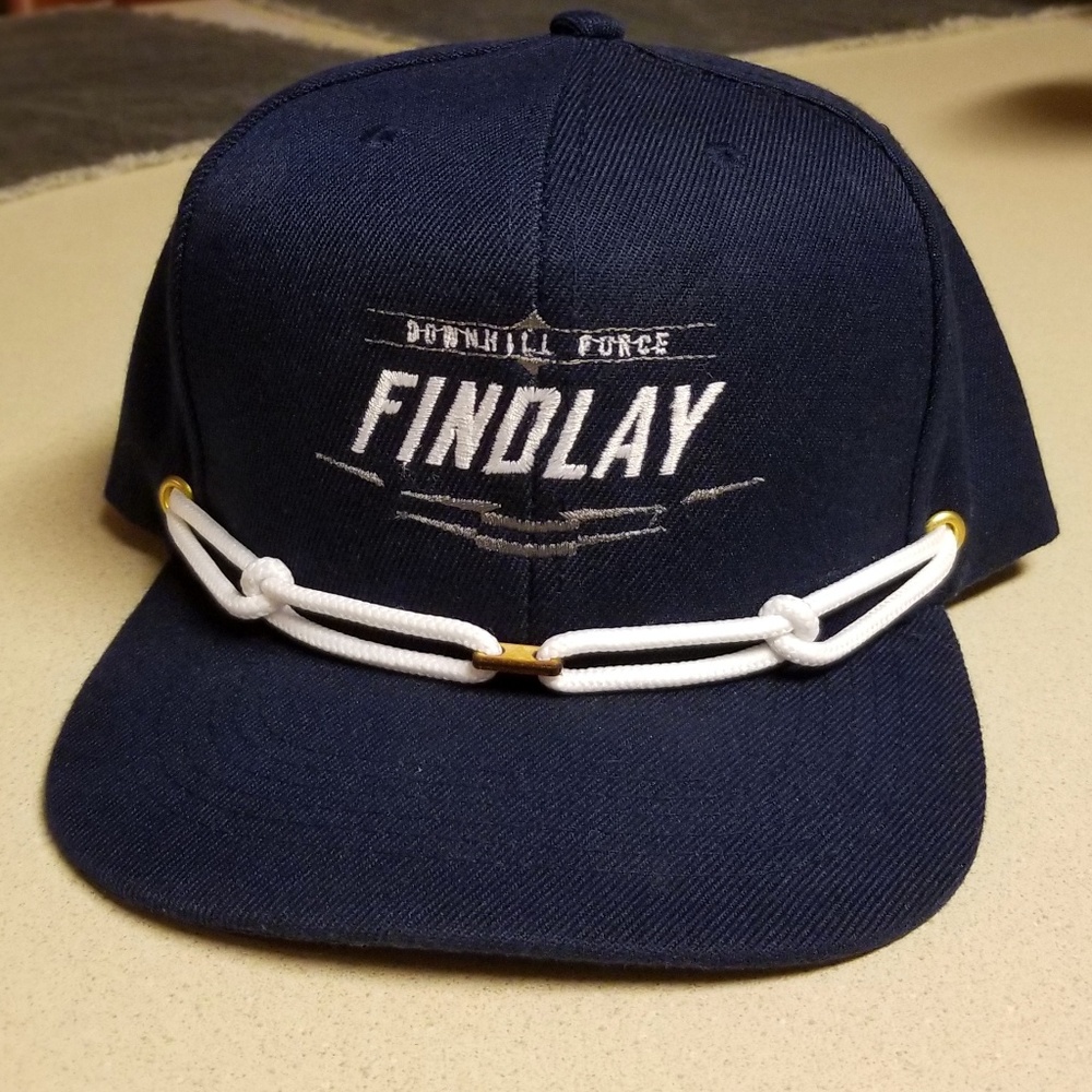Blue Findlay adjustable hat